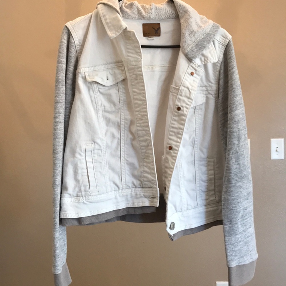 White Jean jacket